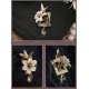 Hoshibako Works Lily Crystal Brooch and Necklaces(Pre-Order/Full Payment Without Shipping)